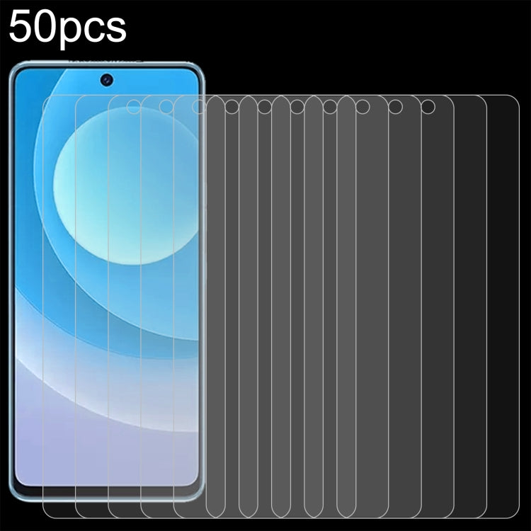 For Tecno Camon 20 Premier 50pcs 0.26mm 9H 2.5D Tempered Glass Film by buy2fix