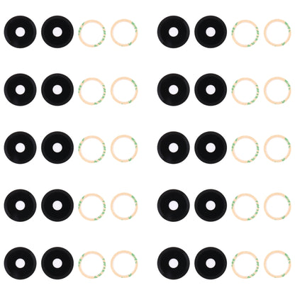 For vivo Y35 10pcs Back Camera Lens - Camera Parts by buy2fix | Online Shopping UK | buy2fix