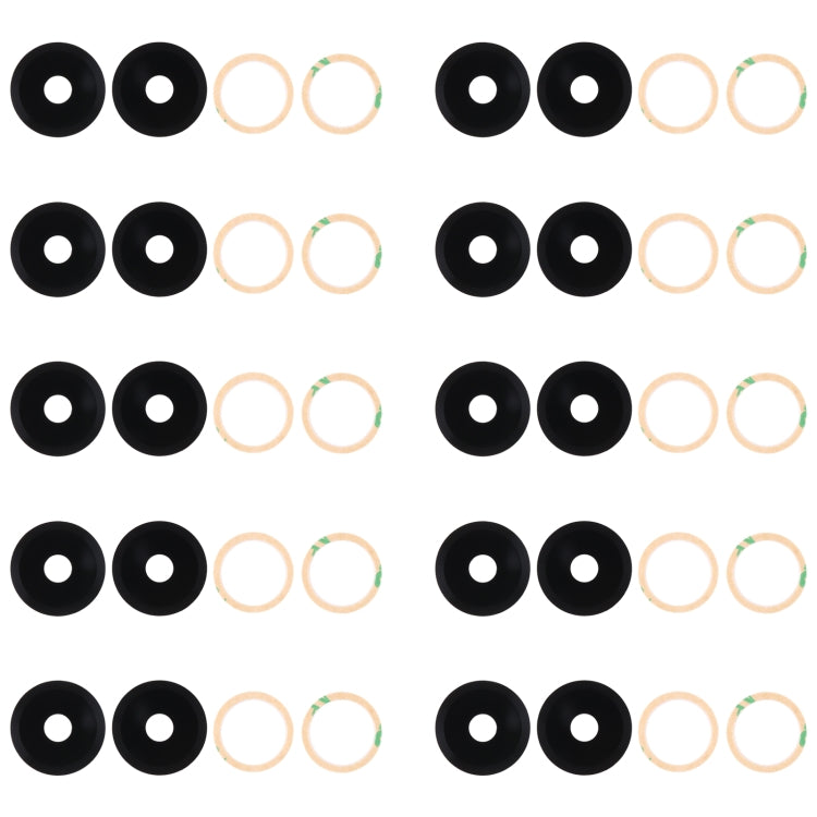 For vivo Y22 10pcs Back Camera Lens - Camera Parts by buy2fix | Online Shopping UK | buy2fix