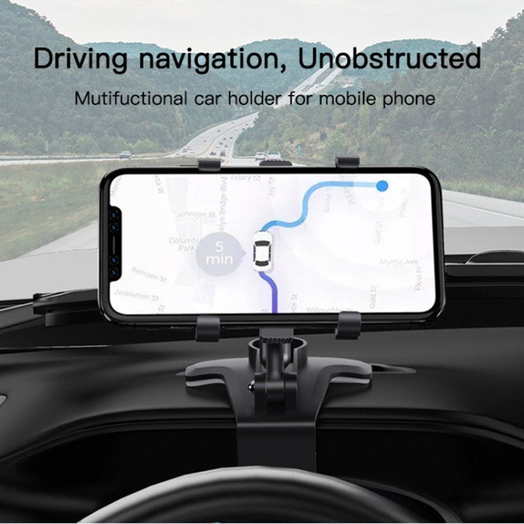 Yesido C101 Car Multifunctional Dashboard Mobile Phone Holder(Black) - Universal Car Holders by Yesido | Online Shopping UK | buy2fix