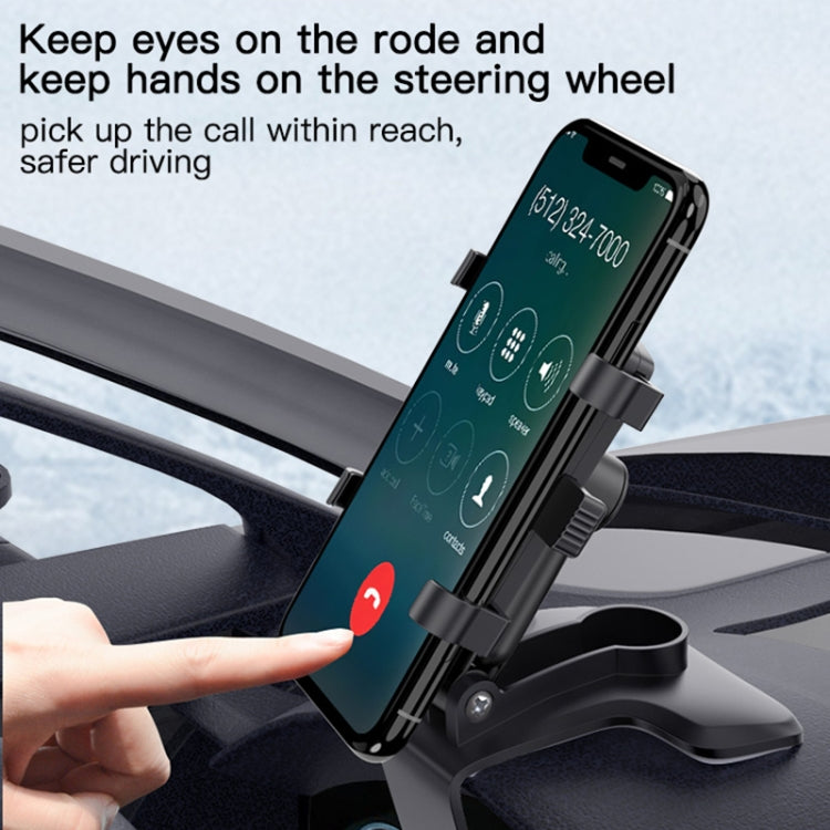 Yesido C101 Car Multifunctional Dashboard Mobile Phone Holder(Black) - Universal Car Holders by Yesido | Online Shopping UK | buy2fix