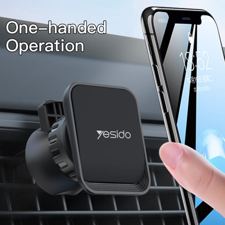 Yesido C110 Car Center Console Paste Magsafe Magnetic Phone Bracket(Black) - Universal Car Holders by Yesido | Online Shopping UK | buy2fix