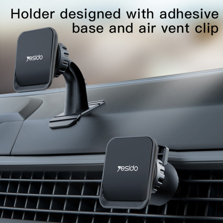Yesido C110 Car Center Console Paste Magsafe Magnetic Phone Bracket(Black) - Universal Car Holders by Yesido | Online Shopping UK | buy2fix