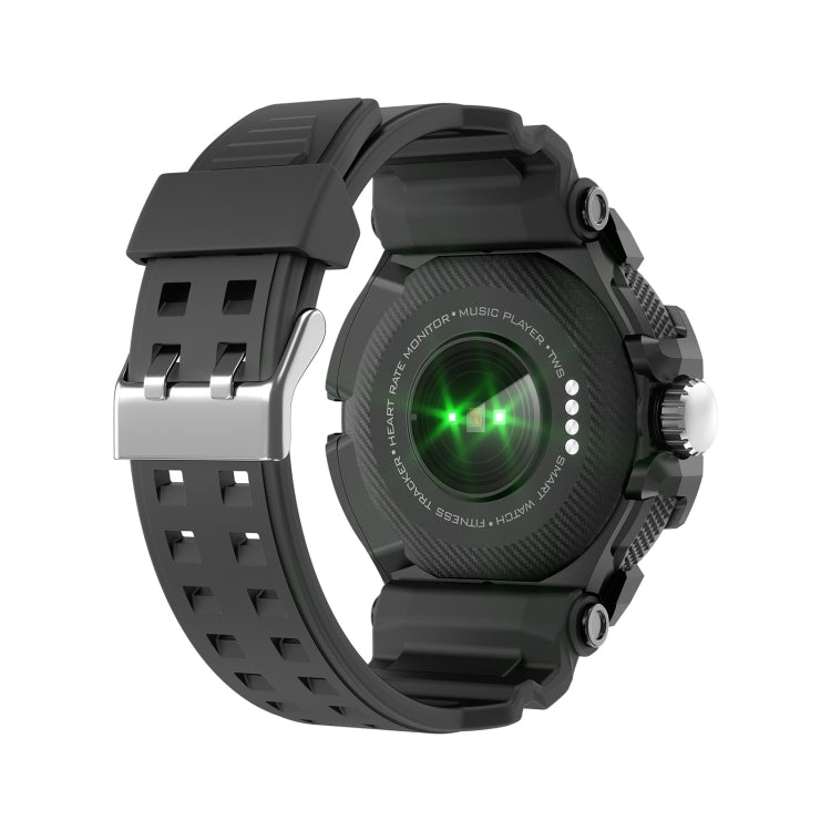 OVISEN GT100 1.39 inch TFT Screen 2 in 1 Bluetooth Headset Smart Watch, Support Blood Oxygen Monitoring/Bluetooth Music(Grey) by buy2fix