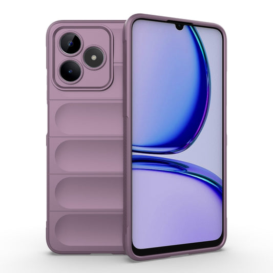 For Realme C53 4G Magic Shield TPU + Flannel Phone Case(Purple) - Realme Cases by buy2fix | Online Shopping UK | buy2fix