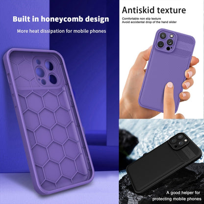 For Xiaomi Redmi Note 12 4G Twill Texture TPU Shockproof Phone Case(Purple) by buy2fix