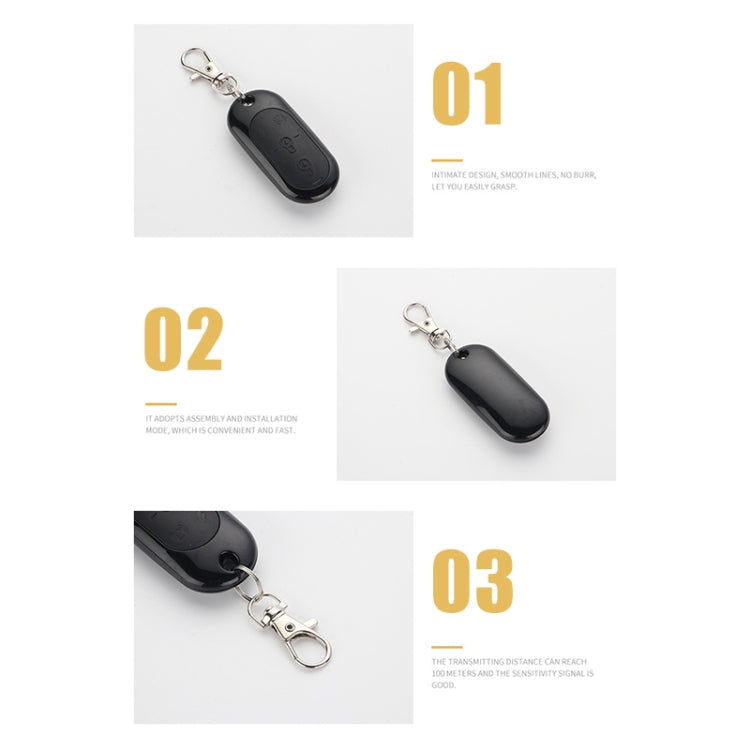 315MHz Copy Code 2pcs For Yadea Four-button Anti-theft Alarm Wireless Key Remote Control - Remote Control by buy2fix | Online Shopping UK | buy2fix