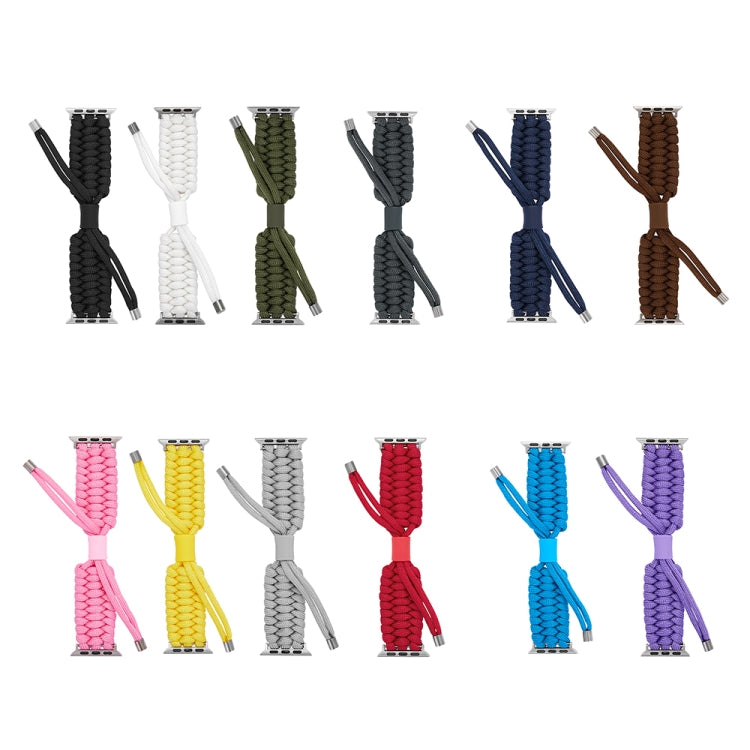 Stretch Plain Silicone Bean Watch Band For Apple Watch 7 45mm(Army Green) by buy2fix