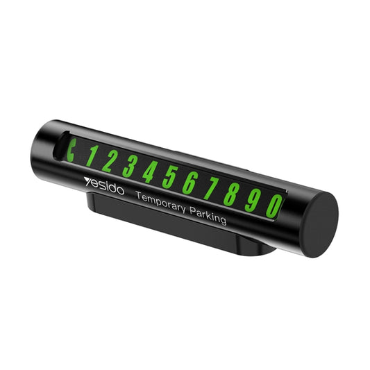 Yesido C68 Car Temporary Parking Card Magnetic Adsorption Luminous Phone Number Plate(Black) - Parking Card by Yesido | Online Shopping UK | buy2fix