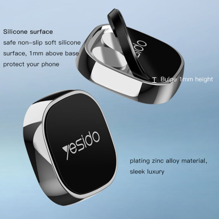 Yesido C81 Car Dashboard Mini Strong Magnetic Phone Holder(Silver) - Universal Car Holders by Yesido | Online Shopping UK | buy2fix