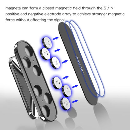 Yesido C82 Car 360 Degree Rotation Strong Magnetic Phone Holder(Silver) - Universal Car Holders by Yesido | Online Shopping UK | buy2fix