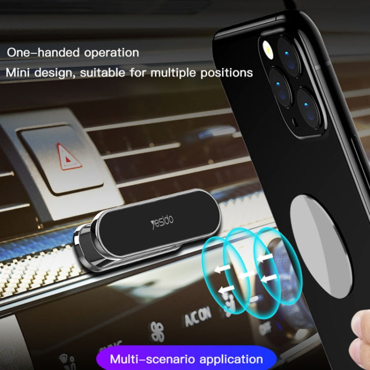 Yesido C82 Car 360 Degree Rotation Strong Magnetic Phone Holder(Black) - Universal Car Holders by Yesido | Online Shopping UK | buy2fix