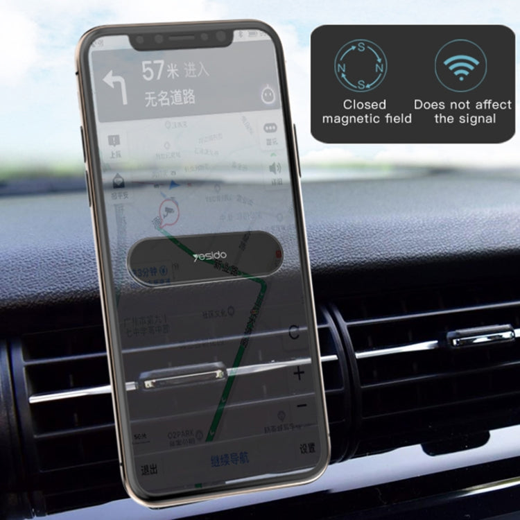 Yesido C83 Car Strong Magnetic Phone Holder(Silver) - Universal Car Holders by Yesido | Online Shopping UK | buy2fix