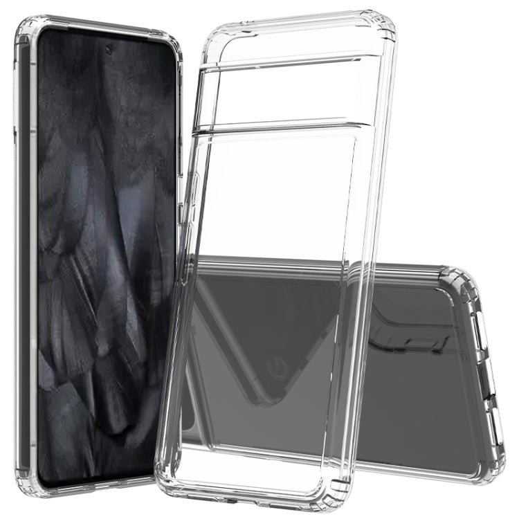 For Google Pixel 8 Pro 5G Scratchproof Acrylic TPU Phone Case(Transparent) - Google Cases by buy2fix | Online Shopping UK | buy2fix