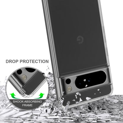For Google Pixel 8 Pro 5G Scratchproof Acrylic TPU Phone Case(Transparent) - Google Cases by buy2fix | Online Shopping UK | buy2fix