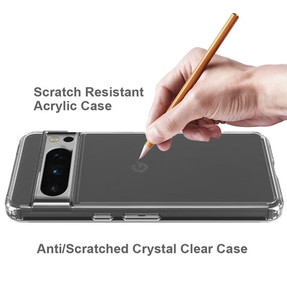 For Google Pixel 8 Pro 5G Scratchproof Acrylic TPU Phone Case(Transparent) - Google Cases by buy2fix | Online Shopping UK | buy2fix