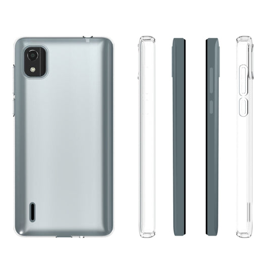 For Nokia C2 2nd Edition Waterproof Texture TPU Phone Case(Transparent) by buy2fix