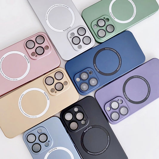 For iPhone 11 Magsafe Magnetic PC Shockproof Phone Case With Camera Lens(Rose Gold) - iPhone 11 Cases by buy2fix | Online Shopping UK | buy2fix