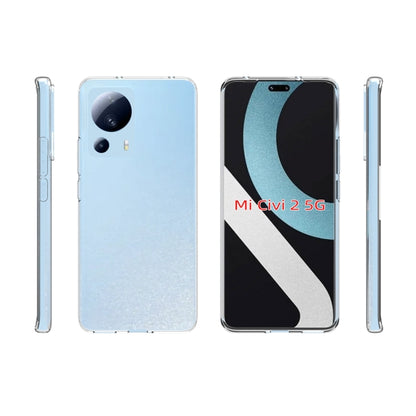 For Xiaomi 13 Lite 5G / Civi 2 5G Waterproof Texture TPU Phone Case(Transparent) by buy2fix