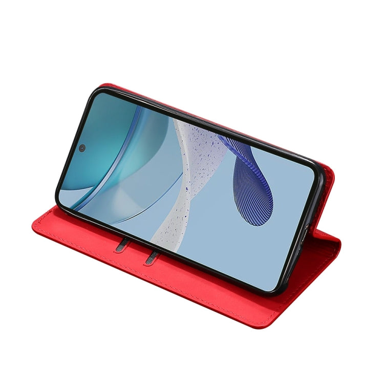 For Infinix Smart 7 HD Skin Feel Magnetic Leather Phone Case(Red) - Infinix Cases by buy2fix | Online Shopping UK | buy2fix