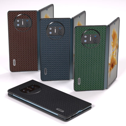 For Huawei Mate X3 ABEEL Genuine Luxury Black Edge Phone Case(Black) - Huawei Cases by buy2fix | Online Shopping UK | buy2fix