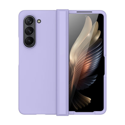 For Samsung Galaxy Z Fold5 Skin Feel PC Phone Case with Hinge(Purple) - Galaxy Z Fold5 Cases by buy2fix | Online Shopping UK | buy2fix