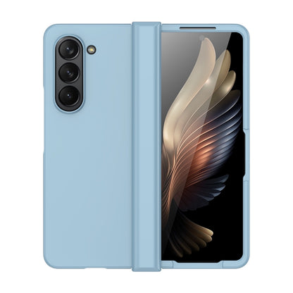 For Samsung Galaxy Z Fold5 Skin Feel PC Phone Case with Hinge(Sky Blue) - Galaxy Z Fold5 Cases by buy2fix | Online Shopping UK | buy2fix