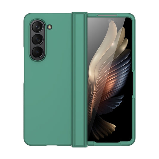 For Samsung Galaxy Z Fold5 Skin Feel PC Phone Case with Hinge(Green) - Galaxy Z Fold5 Cases by buy2fix | Online Shopping UK | buy2fix