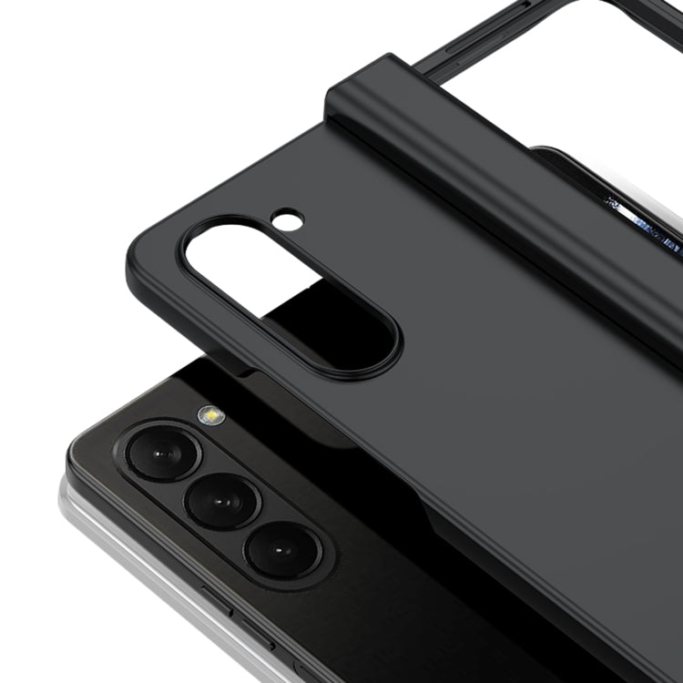 For Samsung Galaxy Z Fold5 Skin Feel PC Phone Case with Hinge(Blue) - Galaxy Z Fold5 Cases by buy2fix | Online Shopping UK | buy2fix