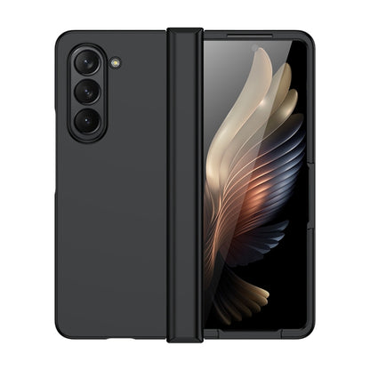 For Samsung Galaxy Z Fold5 Skin Feel PC Phone Case with Hinge(Black) - Galaxy Z Fold5 Cases by buy2fix | Online Shopping UK | buy2fix