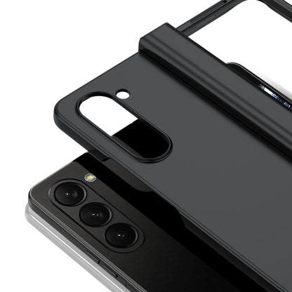 For Samsung Galaxy Z Fold5 Skin Feel PC Phone Case with Hinge(Black) - Galaxy Z Fold5 Cases by buy2fix | Online Shopping UK | buy2fix