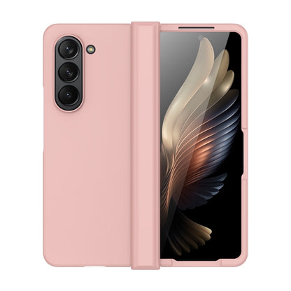 For Samsung Galaxy Z Fold5 Skin Feel PC Phone Case with Hinge(Pink) - Galaxy Z Fold5 Cases by buy2fix | Online Shopping UK | buy2fix