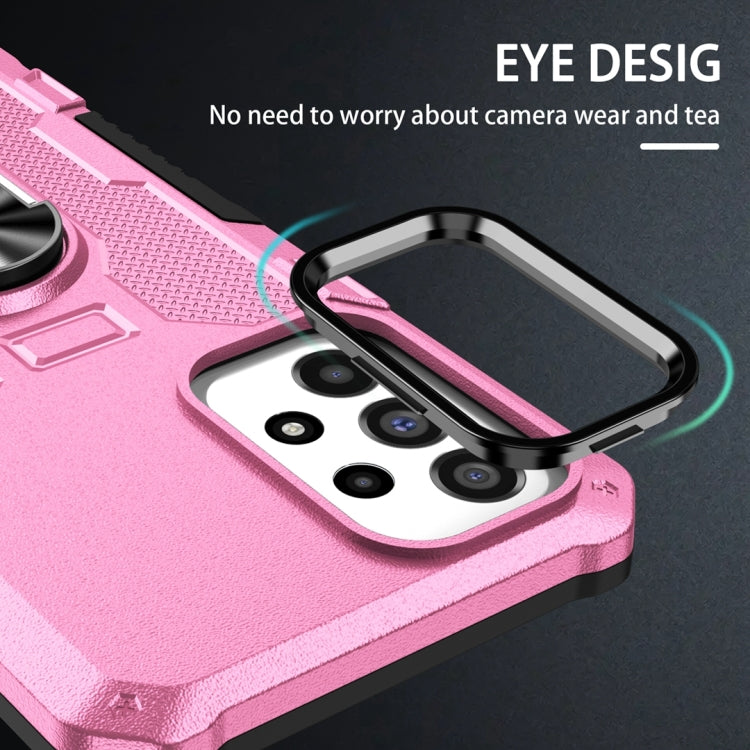 For Xiaomi Redmi Note 12 Pro 5G Global / Poco X5 Pro Ring Holder Armor Hybrid Phone Case(Pink) by buy2fix