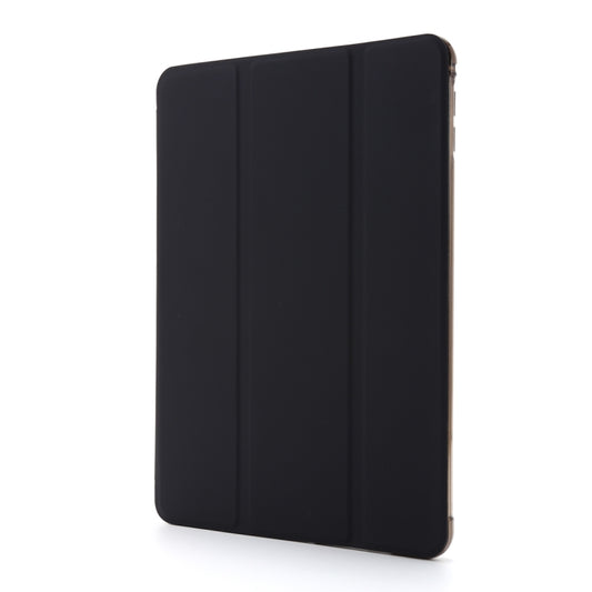 For iPad Mini 4 Airbag Horizontal Flip Leather Case with Three-fold Holder (Black) - iPad Mini 4 & 3 & 2 & 1 Cases by buy2fix | Online Shopping UK | buy2fix