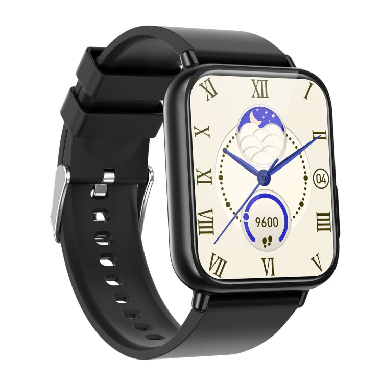 TK10 1.91 inch IP68 Waterproof Silicone Band Smart Watch Supports AI Medical Diagnosis/ Blood Oxygen / Body Temperature Monitoring(Black) by buy2fix