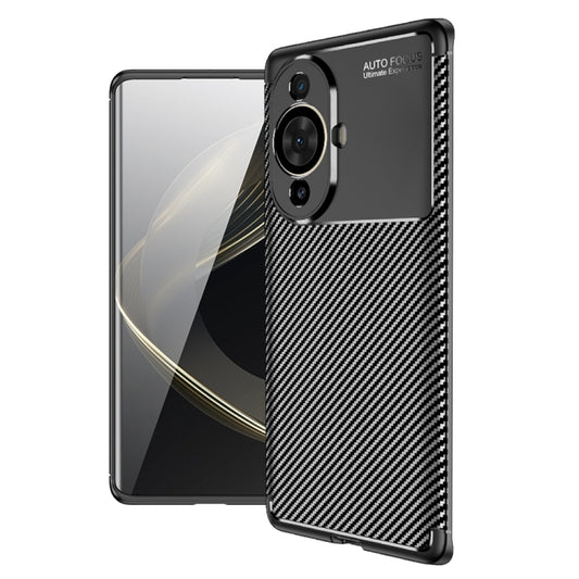 For Huawei nova 11 Pro Carbon Fiber Texture Shockproof TPU Phone Case(Black) - Huawei Cases by buy2fix | Online Shopping UK | buy2fix