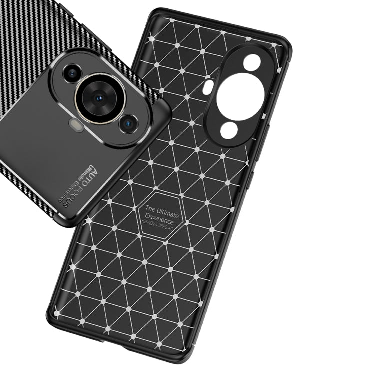 For Huawei nova 11 Pro Carbon Fiber Texture Shockproof TPU Phone Case(Black) - Huawei Cases by buy2fix | Online Shopping UK | buy2fix