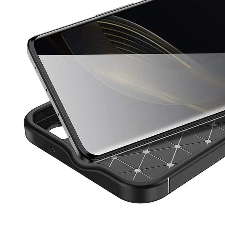 For Huawei nova 11 Pro Carbon Fiber Texture Shockproof TPU Phone Case(Black) - Huawei Cases by buy2fix | Online Shopping UK | buy2fix