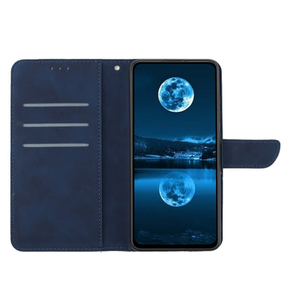 For Sony Xperia 1 III Stitching Embossed Leather Phone Case(Blue) by buy2fix