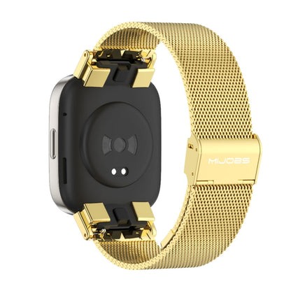 For Redmi Watch 3 Mijobs Milan Buckle Metal Watch Band(Gold) - Watch Bands by MIJOBS | Online Shopping UK | buy2fix