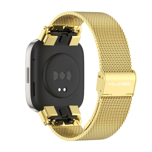 For Redmi Watch 3 Mijobs Milan Buckle Metal Watch Band(Gold) - Watch Bands by MIJOBS | Online Shopping UK | buy2fix