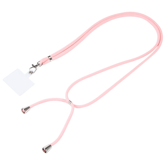 Universal Solid Color Mobile Phone Lanyard(Pink) - Lanyards & Wrist Straps by buy2fix | Online Shopping UK | buy2fix