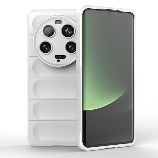For Xiaomi 13 Ultra Magic Shield TPU + Flannel Phone Case(White) - Xiaomi Cases by buy2fix | Online Shopping UK | buy2fix