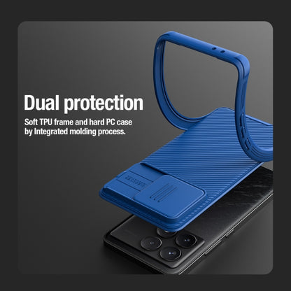 For Xiaomi Redmi K70 / K70 Pro NILLKIN CamShield Pro PC Phone Case(Blue) - Xiaomi Cases by NILLKIN | Online Shopping UK | buy2fix