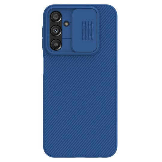 For Samsung Galaxy A24 4G NILLKIN Black Mirror Series Camshield PC Phone Case(Blue)