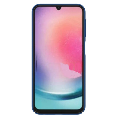 For Samsung Galaxy A24 4G NILLKIN Black Mirror Series Camshield PC Phone Case(Blue) - Galaxy Phone Cases by NILLKIN | Online Shopping UK | buy2fix