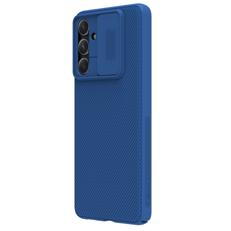 For Samsung Galaxy M54 5G NILLKIN Black Mirror Series Camshield PC Phone Case(Blue) - Galaxy Phone Cases by NILLKIN | Online Shopping UK | buy2fix