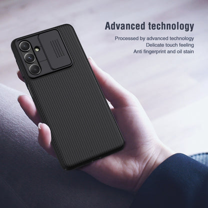 For Samsung Galaxy M54 5G NILLKIN Black Mirror Series Camshield PC Phone Case(Blue) - Galaxy Phone Cases by NILLKIN | Online Shopping UK | buy2fix