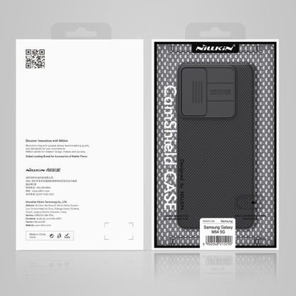 For Samsung Galaxy M54 5G NILLKIN Black Mirror Series Camshield PC Phone Case(Blue) - Galaxy Phone Cases by NILLKIN | Online Shopping UK | buy2fix