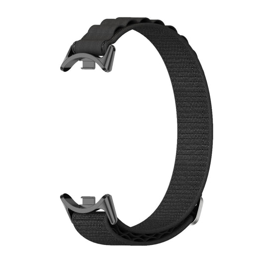 For Xiaomi Smart Band 10 / 9 / 8 Mijobs Nylon Breathable Watch Band(Black) - Watch Bands by MIJOBS | Online Shopping UK | buy2fix